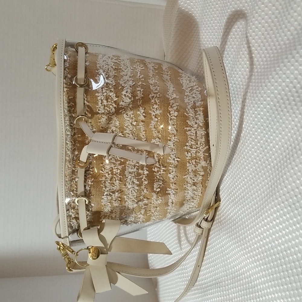 ZAC ZAC POZEN LACEY 3 In 1 DRAWSTRING CROSSBODY BAG PURSE TAN